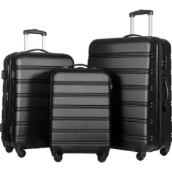 Dexmalle 3 Piece Luggage Set Hardside Spinner Suitcase -Fradel & Spies GUEST ee420df7 727c 468d a124 bfcb67bc0c40