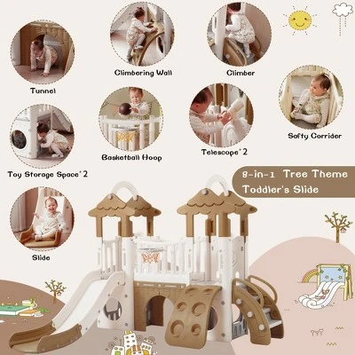 Dexmalle 8-1 Toddler Climber And Slide Set 6 Dexmalle 8-1 Toddler Climber And Slide Set - Image 4