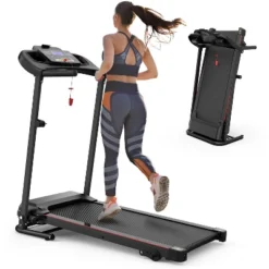 Dexmalle 2.5HP Folding Treadmill Electric Running Machine W/Bluetooth App Self-standing -Fradel & Spies GUEST f155a320 a565 443a a4b2 122d218c5af6