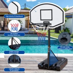Dexmalle 3.1ft To 4.7ft Height-Adjustable Basketball System Goal Stand For Kids 20 Dexmalle 3.1ft To 4.7ft Height-Adjustable Basketball System Goal Stand For Kids -Fradel & Spies GUEST f1900cd1 ce7e 4940 852d a0dd95f7682e