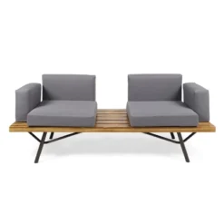 Dexmalle Romantic Outdoor Industrial Loveseat With Coffee Table -Fradel & Spies GUEST f2a62991 d081 42f5 b804 e8f6e9322ff9