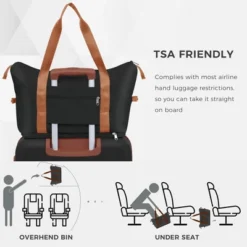 Dexmalle Luggage Sets 4 Piece, ABS Durable Suitcase With Travel Bag -Fradel & Spies GUEST f2b48397 b533 4c39 bdee 3fa81e4a4dc9