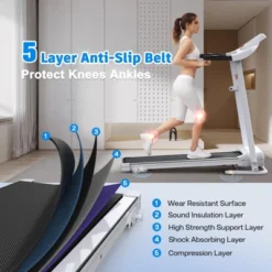Dexmalle Folding Treadmill With Incline