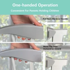 Dexmalle Baby Gate For Stairs And Doorways,Easy Walk Through Safety Gate -Fradel & Spies GUEST f510f9d2 079f 46b9 9ec3 901ebdeff5f6