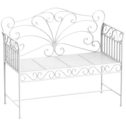 Dexmalle Patio Garden Bench With Armrests,Backyard/Poolside -Fradel & Spies GUEST f568f69b 53f5 4e0f 9ec6 8b2c7160c20e