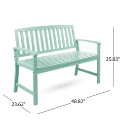 Dexmalle Patio Garden Bench,Mint -Fradel & Spies GUEST f5b642eb 55fc 4aad b29b 6b7ca7357bbd