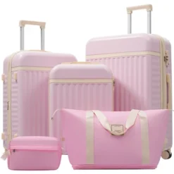 Dexmalle Hardside Carry On Suitcase With Travel Bags 5 Piece -Fradel & Spies GUEST f73a8efa 2b43 4147 84f4 2a9bf77d9d6a