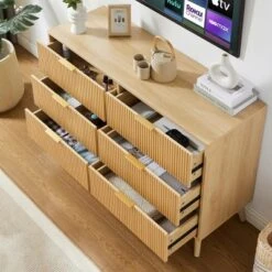Dexmalle 6 Double Dressers With Wavy Drawers -Fradel & Spies GUEST f8629f1b ed1c 449a ab27 66a26beb5fae