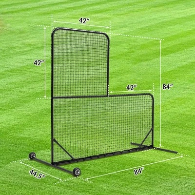 Dexmalle L-Shaped Baseball Net For Batting Cages 5 Dexmalle L-Shaped Baseball Net For Batting Cages - Image 3