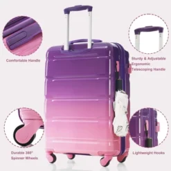 Dexmalle ABS Durable Suitcase With Travel Ba -Fradel & Spies GUEST ffc24d78 aa0b 4f16 a52f fb8dc85ef70f
